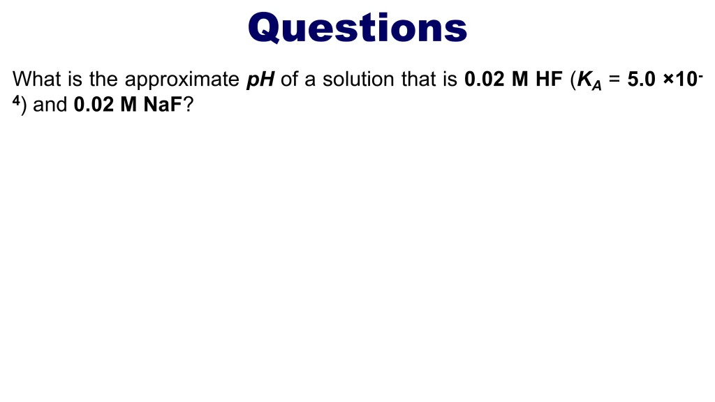 Acid-Base Equilibria and Titrations 60 Chp. 10 Acid Base Equilibira and Titrations 60