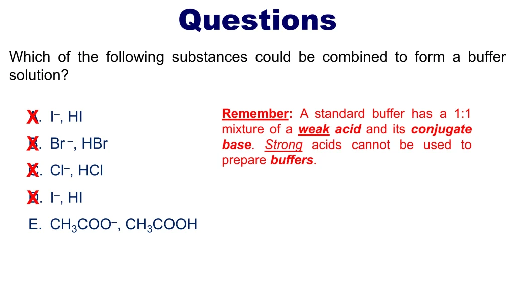 Acid-Base Equilibria and Titrations 96 Chp. 10 Acid Base Equilibira and Titrations 97