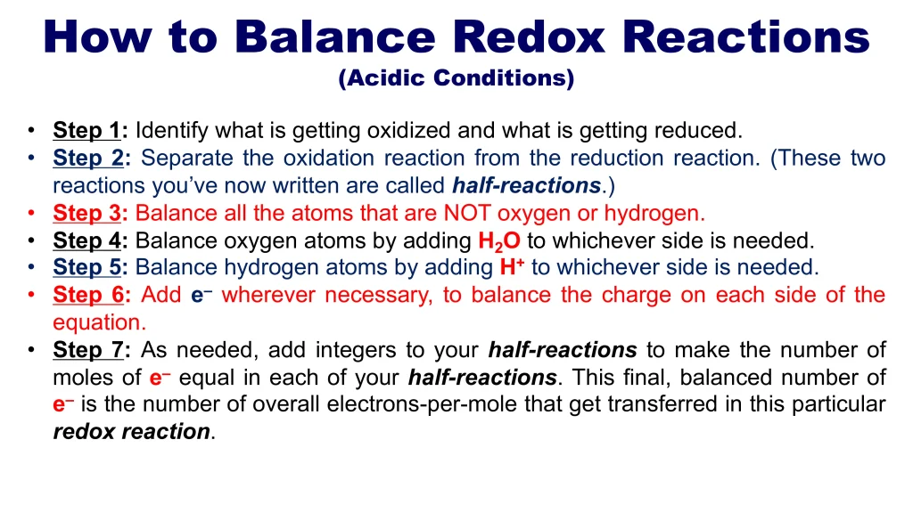 Chp. 12 Electrochemistry and Oxidation Reduction Reactions 27