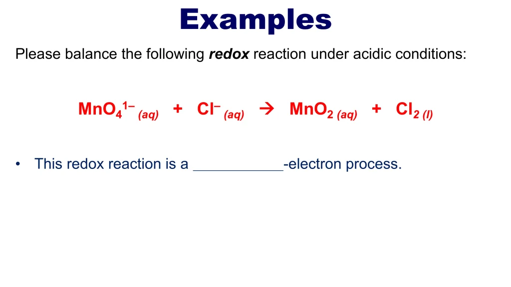 Chp. 12 Electrochemistry and Oxidation Reduction Reactions 31