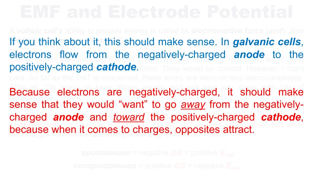 Chp. 12 Electrochemistry and Oxidation Reduction Reactions 43