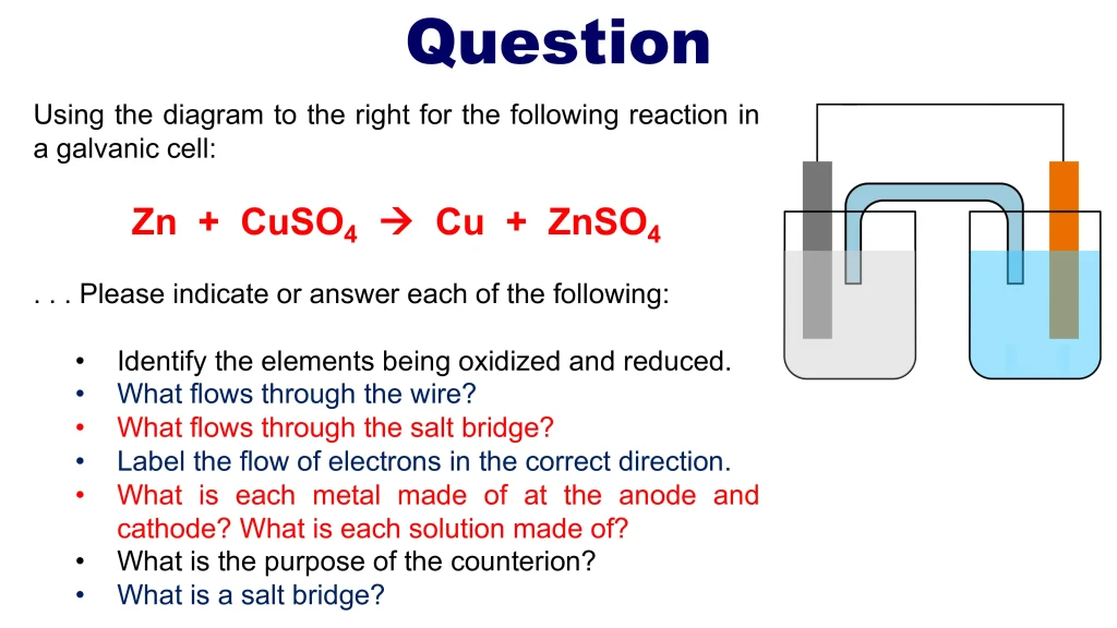 Chp. 12 Electrochemistry and Oxidation Reduction Reactions 44
