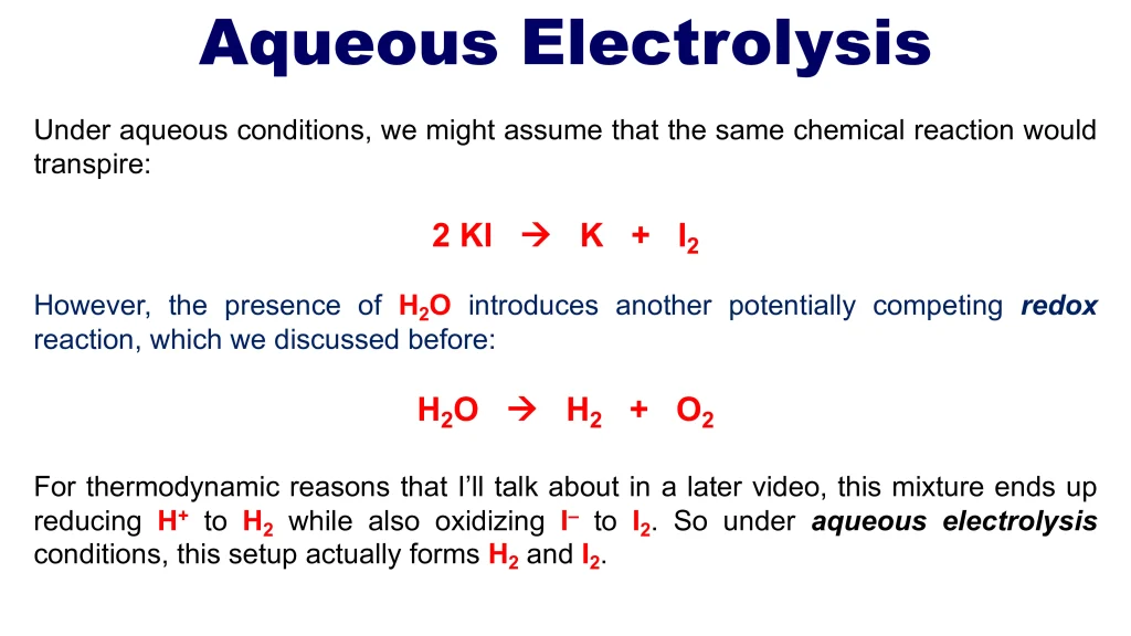 Chp. 12 Electrochemistry and Oxidation Reduction Reactions 58