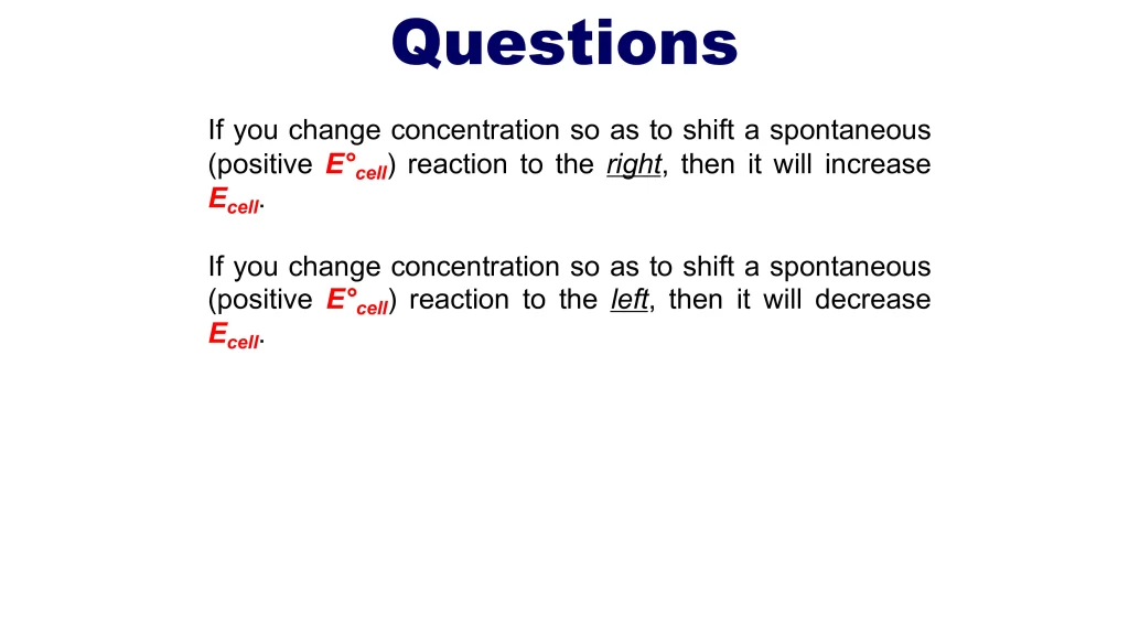 Chp. 12 Electrochemistry and Oxidation Reduction Reactions 87