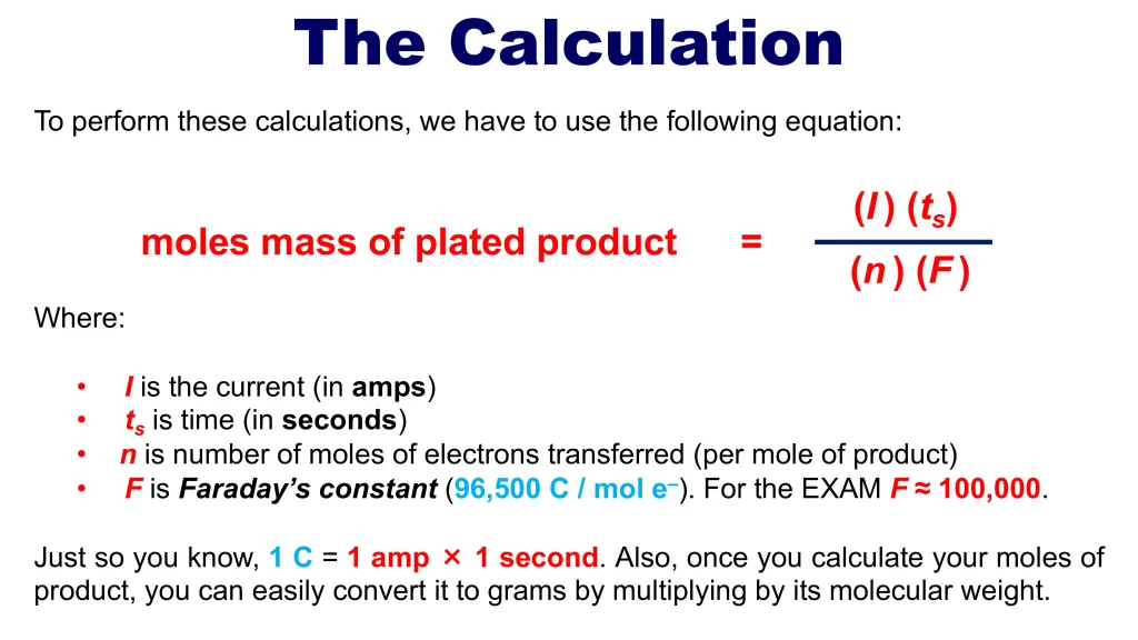 Chp. 12 Electrochemistry and Oxidation Reduction Reactions 95