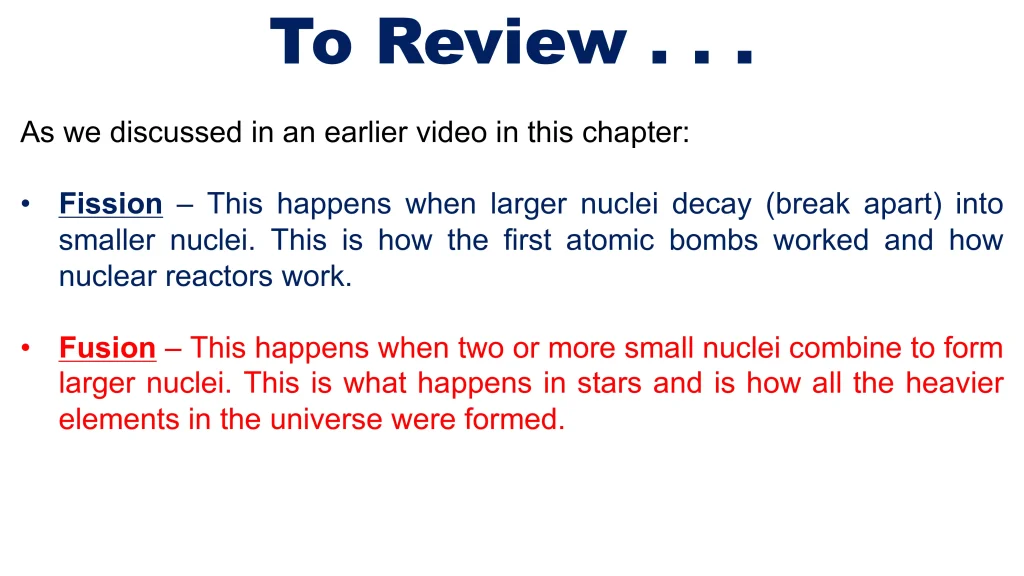 Chp. 13 Nuclear Reactions 43