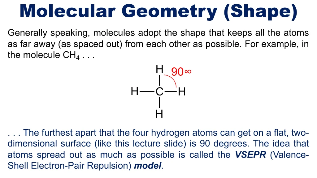 Chp. 3 Molecular Structure Geometry 63 1
