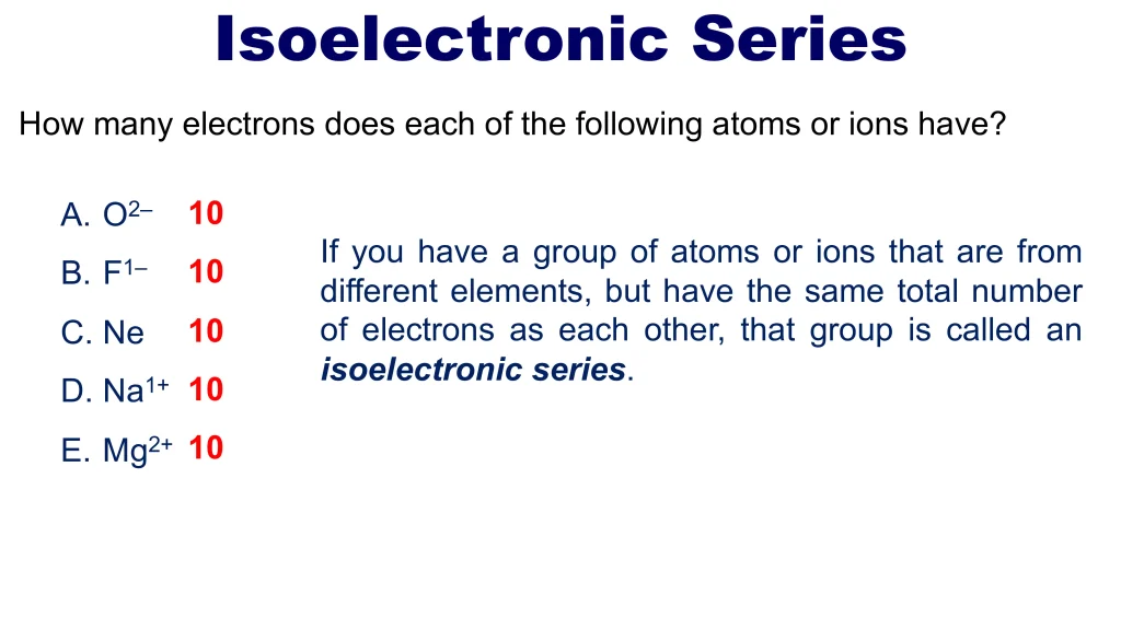 Chp. 4 Periodic Trends 45