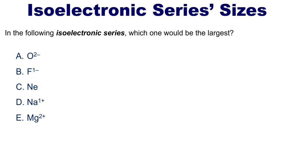 Chp. 4 Periodic Trends 46