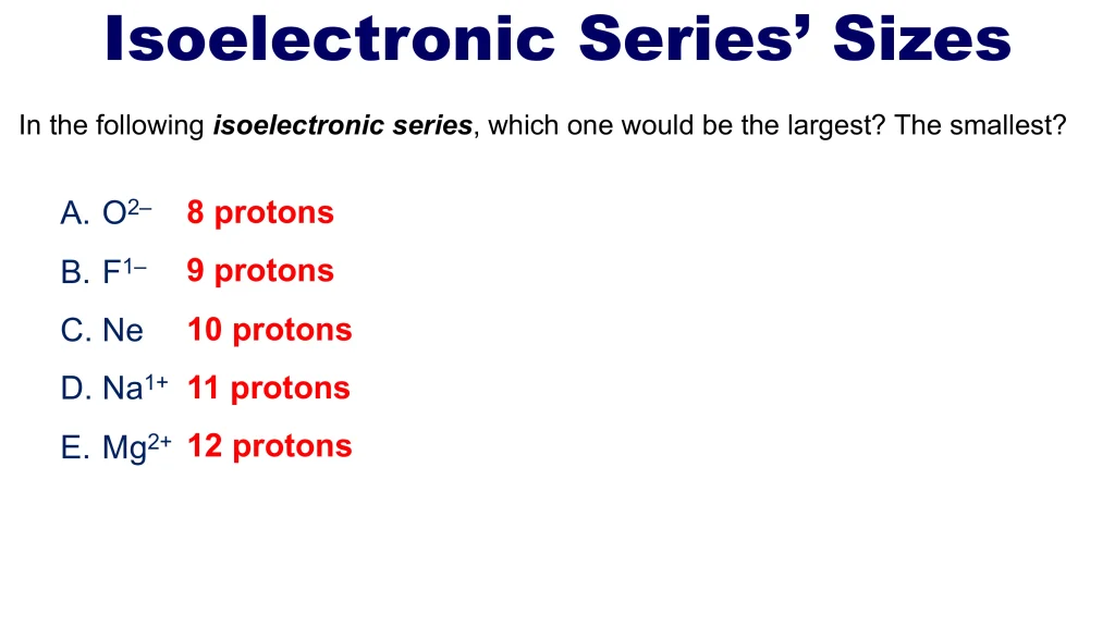 Chp. 4 Periodic Trends 49