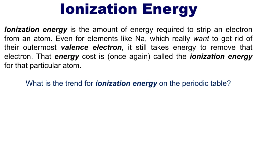 Chp. 4 Periodic Trends 52