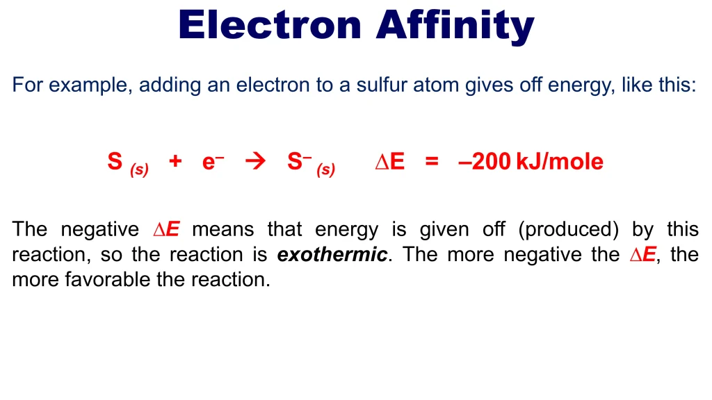 Chp. 4 Periodic Trends 64