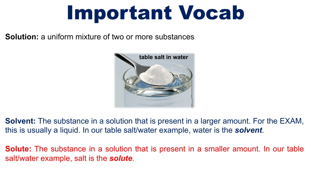 Chp. 7 Chemical Solutions 11
