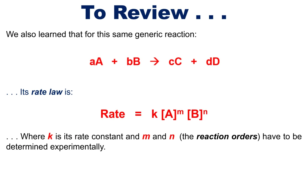Chp. 8 Chemical Kinetics 17
