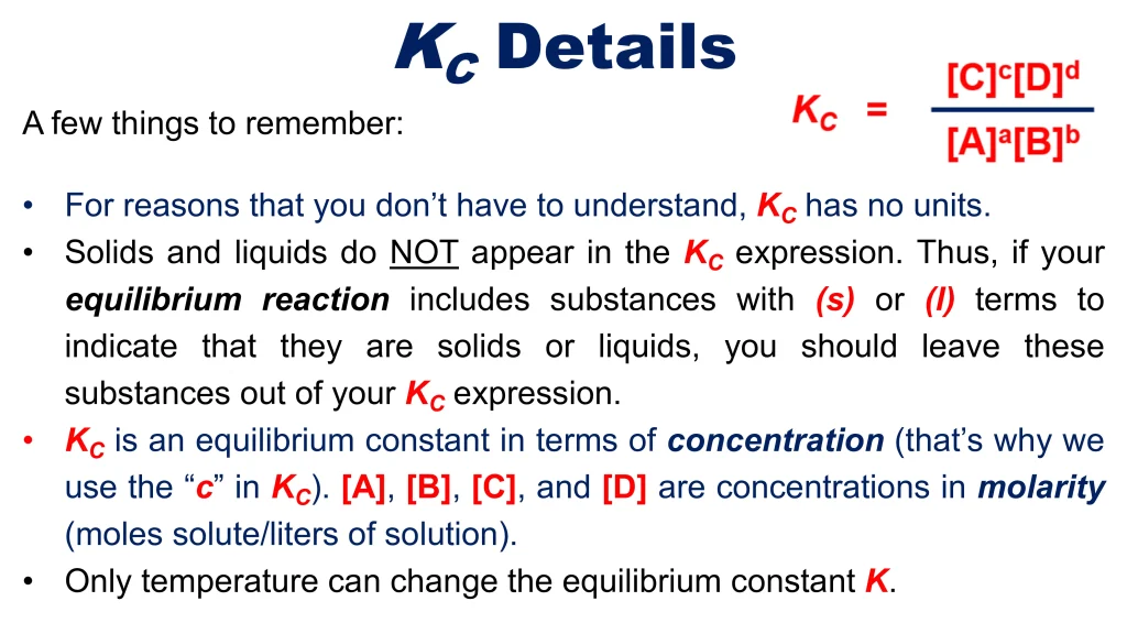 Chp. 9 Chemical Equilibria 10