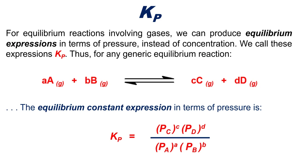 Chp. 9 Chemical Equilibria 11