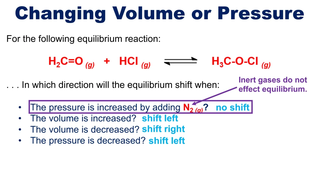 Chp. 9 Chemical Equilibria 47