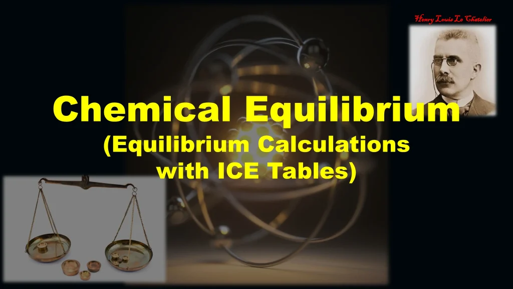 Chp. 9 Chemical Equilibria 51