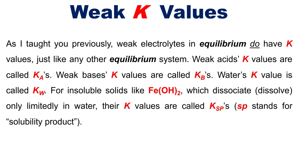 Chp. 9 Chemical Equilibria 64