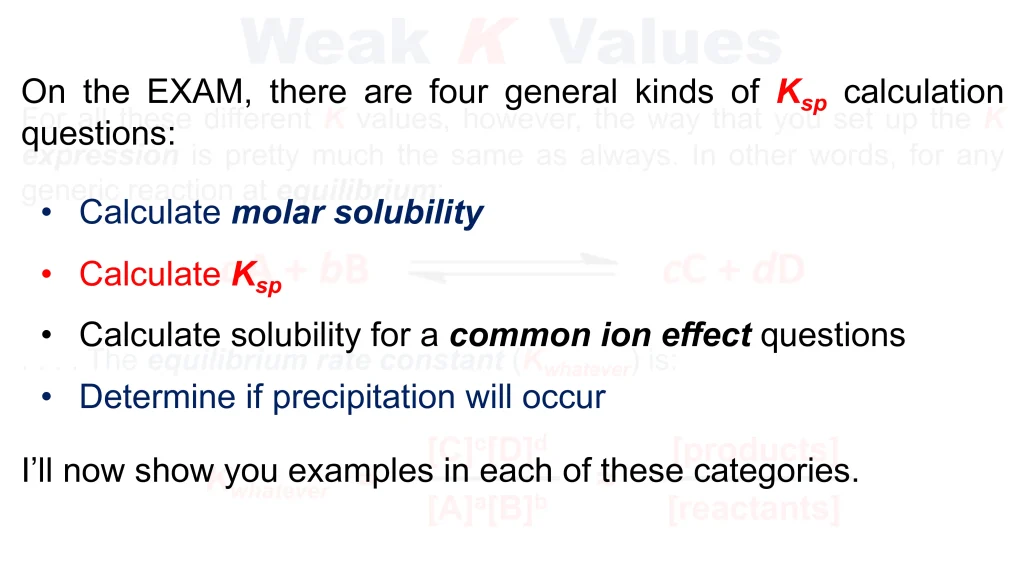 Chp. 9 Chemical Equilibria 67