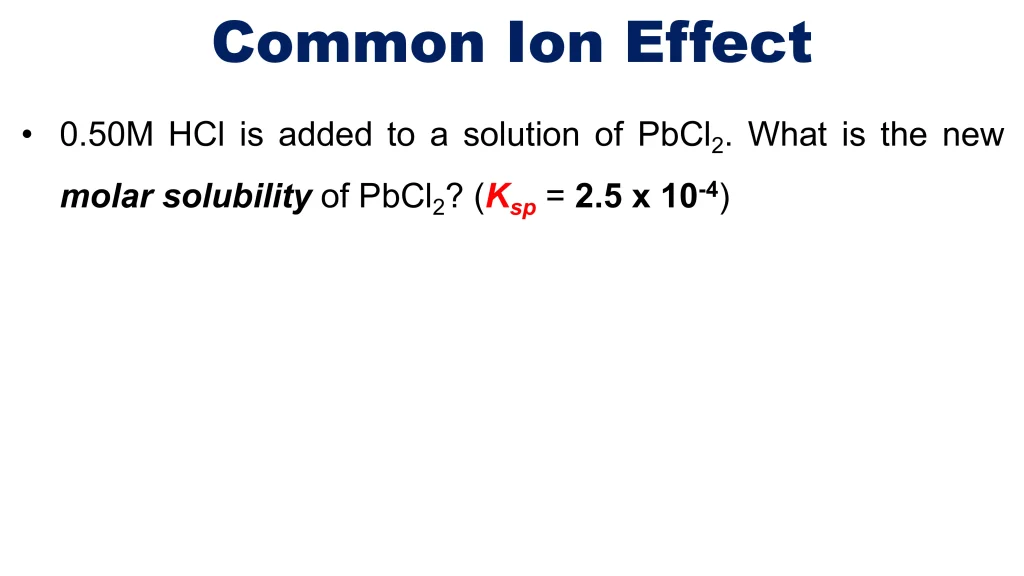Chp. 9 Chemical Equilibria 73