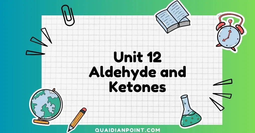 Aldehydes and Ketones 1 Aldehyde and Ketones