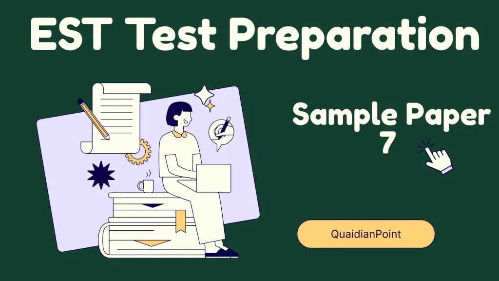 EST Test Preparation Sample Paper 7 1 EST Test Preparation sample paper
est past papers pdf
est jobs